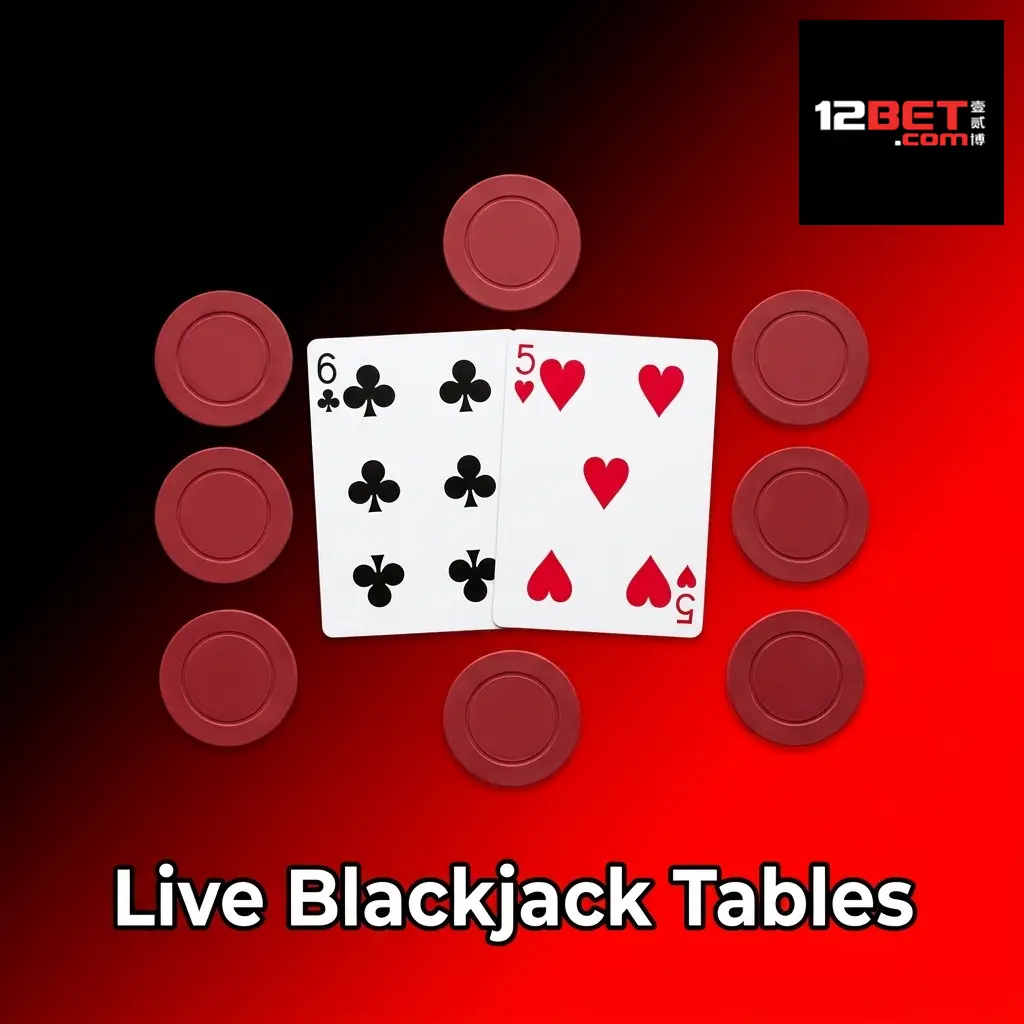 Live blackjack tables at 12Bet with up to 99.29% RTP featuring Infinite, Speed, VIP and Free Bet variants
