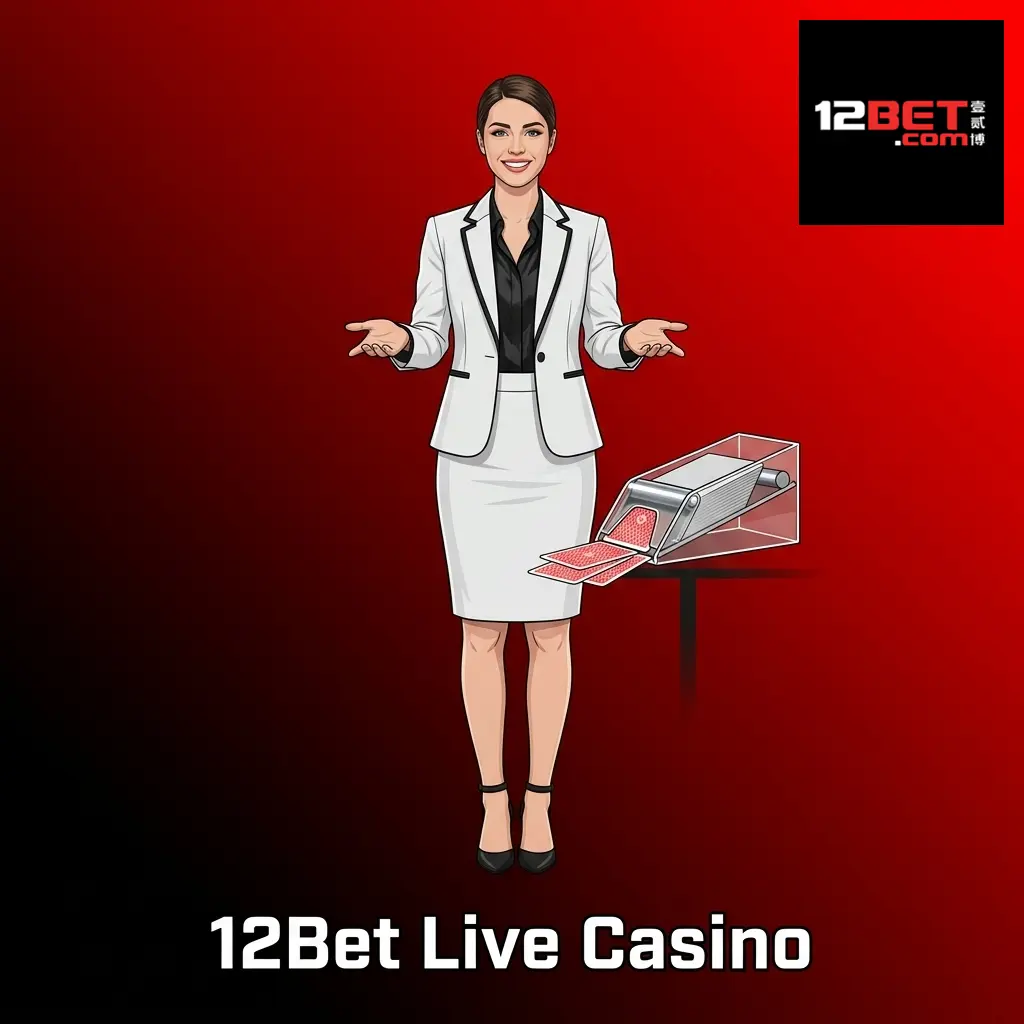 12Bet live casino with real dealer tables streaming HD baccarat, roulette, blackjack, and Indian game shows
