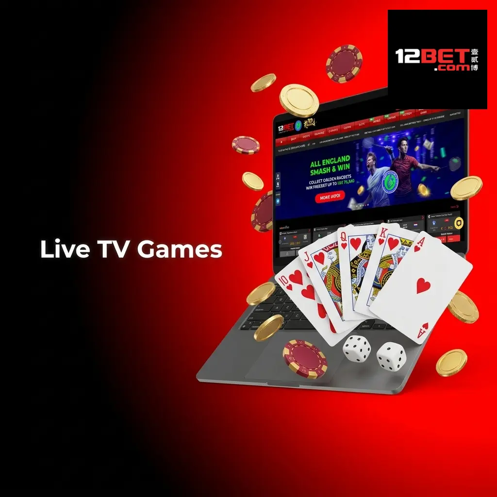 Live TV game show betting on 12Bet with Crazy Time, Mega Ball, and Monopoly Live hosted by live presenters in HD studios