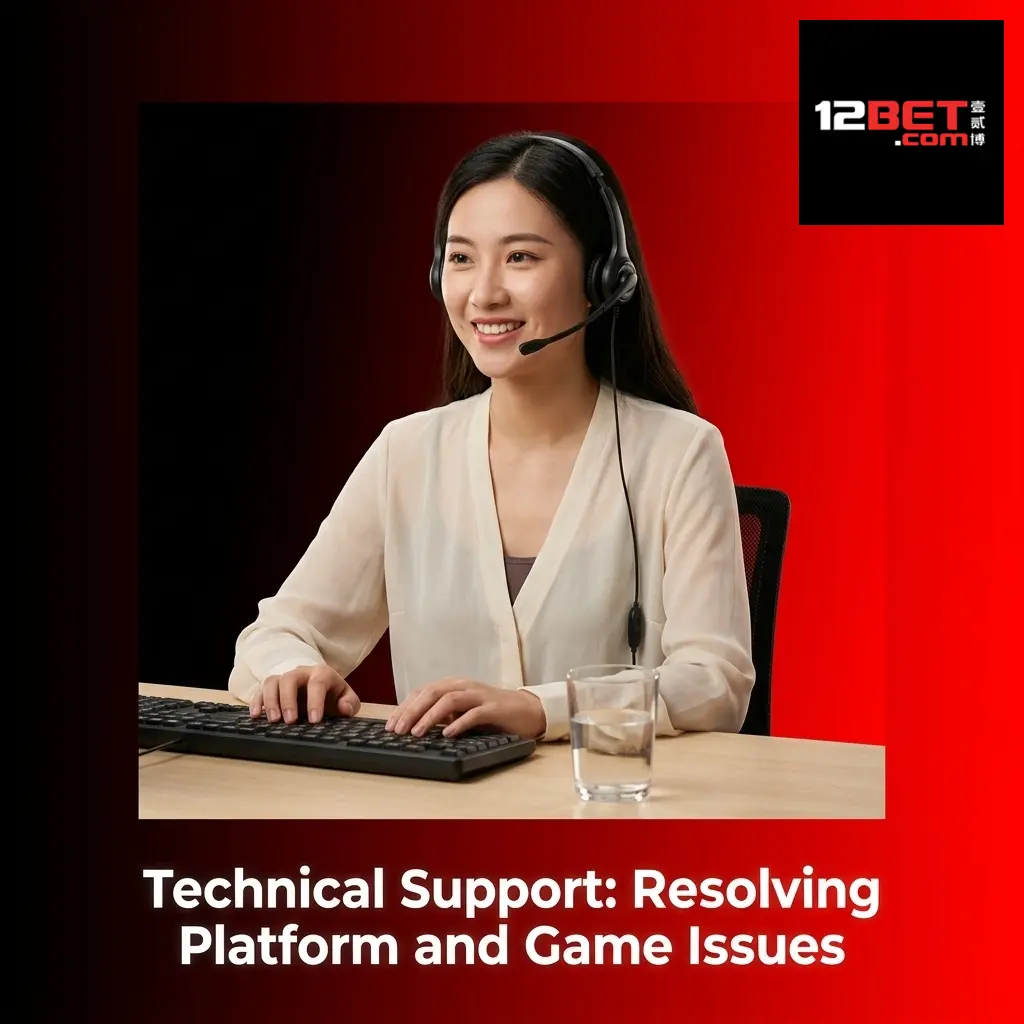 12Bet technical support team resolving platform errors, game loading failures, and connectivity issues via live chat or email
