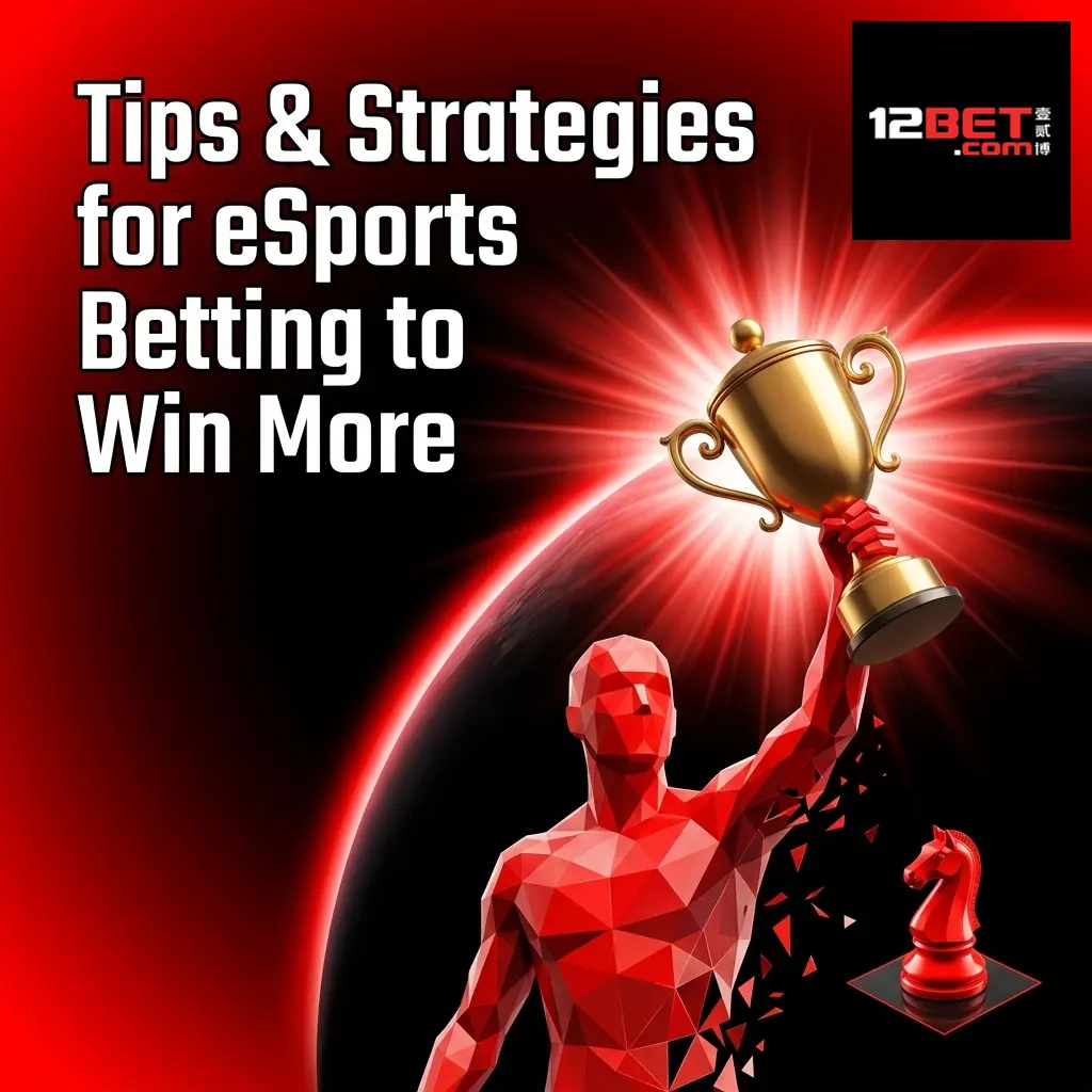 Esports betting strategies including bankroll management, team research, and odds comparison for 12Bet users