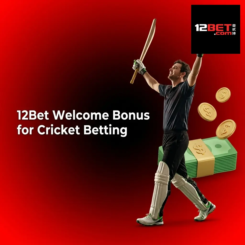 12Bet 88% welcome bonus up to 8000 INR for cricket betting on IPL, T20 World Cup and Test matches