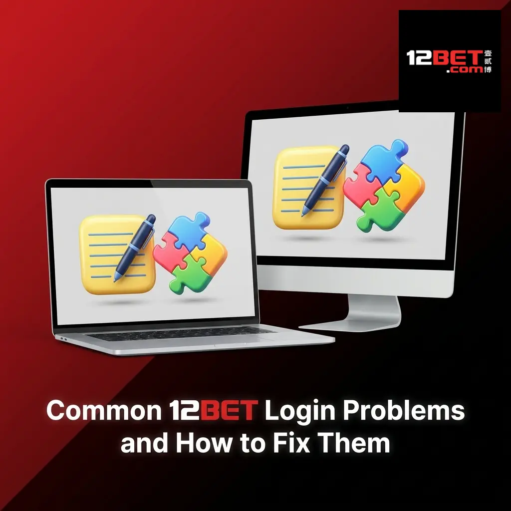 12Bet login troubleshooting guide showing common problems like password errors and account lockouts with solutions