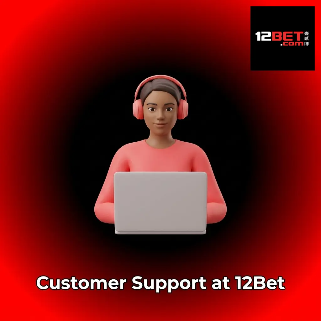 12Bet customer support channels including live chat, email, and FAQ available 24/7 via mobile app