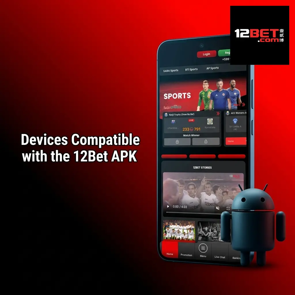 Devices compatible with 12Bet APK on Android 5.0 including Samsung, OnePlus, Xiaomi, Google Pixel, and more