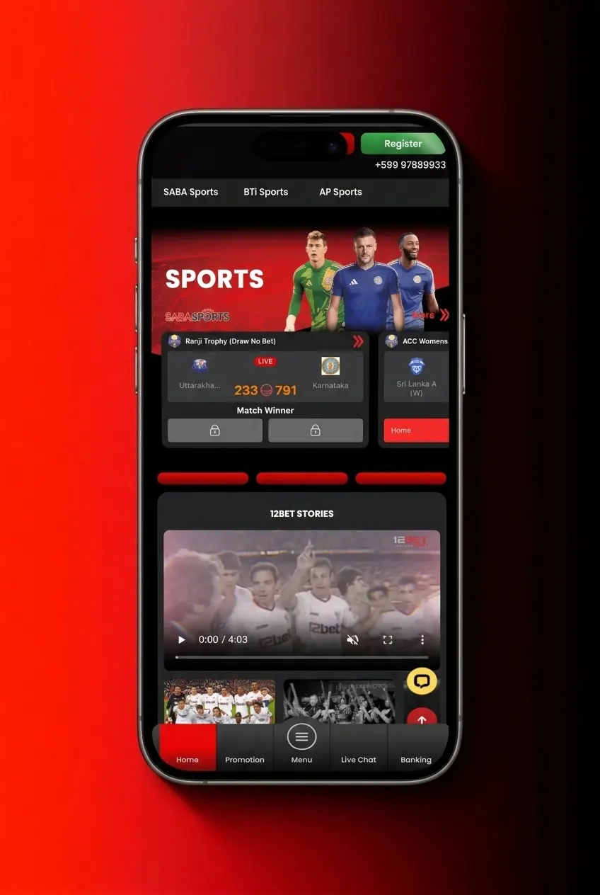12Bet sportsbook interface showing ice hockey betting markets organised by league and match date for pre-match and live wagering