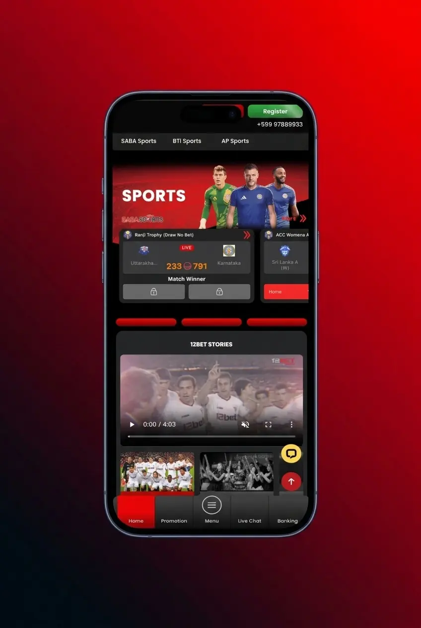 Step-by-step guide showing how to place ice hockey bets on 12Bet sportsbook platform