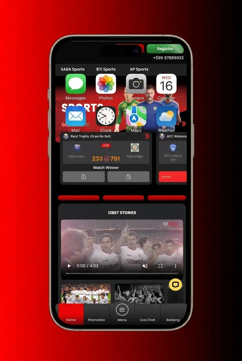 Step-by-step guide to start playing live casino at 12Bet, from registration to placing your first live dealer bet