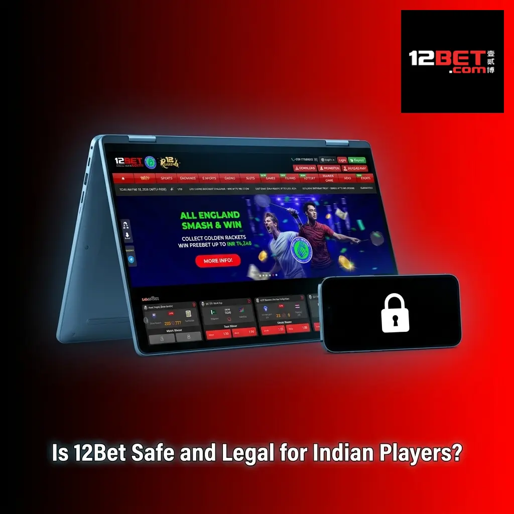 12Bet Isle of Man license and SSL encryption ensuring safe legal online gambling for Indian players