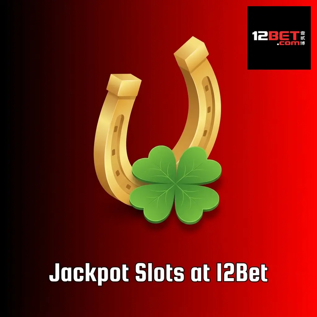 Jackpot slots lobby at 12Bet featuring Mega Moolah, Divine Fortune, Wolf Gold and more progressive slots