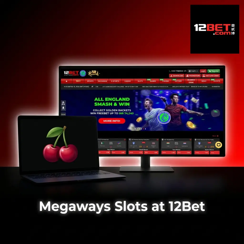Megaways slots at 12Bet with up to 117649 ways to win featuring Bonanza Gonzo's Quest and Buffalo King