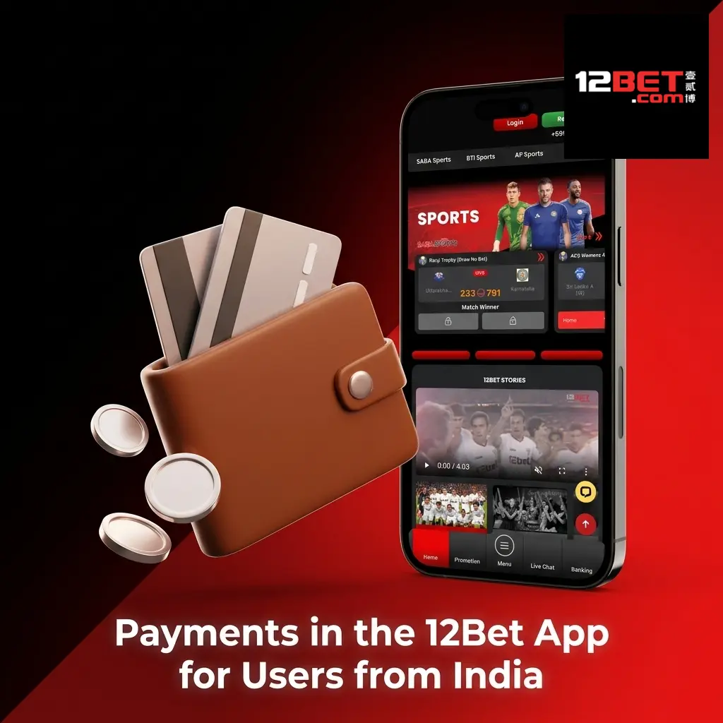 12Bet app payment methods for Indian users including UPI, PayTM, Net Banking, and cryptocurrency options