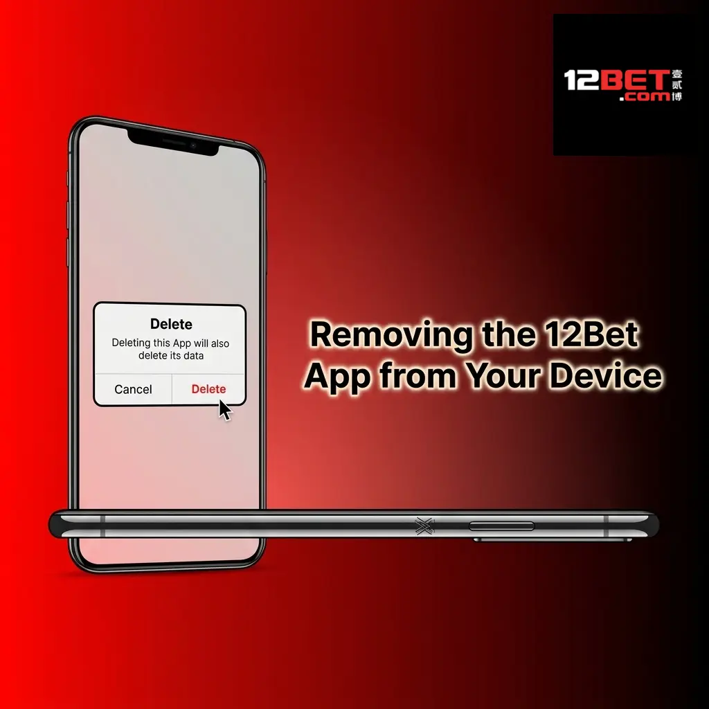 Steps to uninstall 12Bet app on Android and iOS devices via settings or home screen options