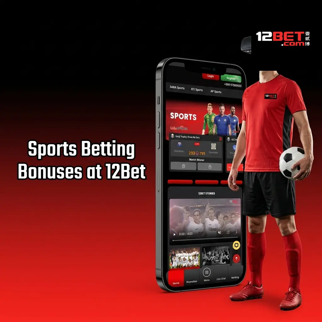 12Bet sports betting bonuses for Indian players including cricket, kabaddi, football and esports offers up to ₹8,000 INR