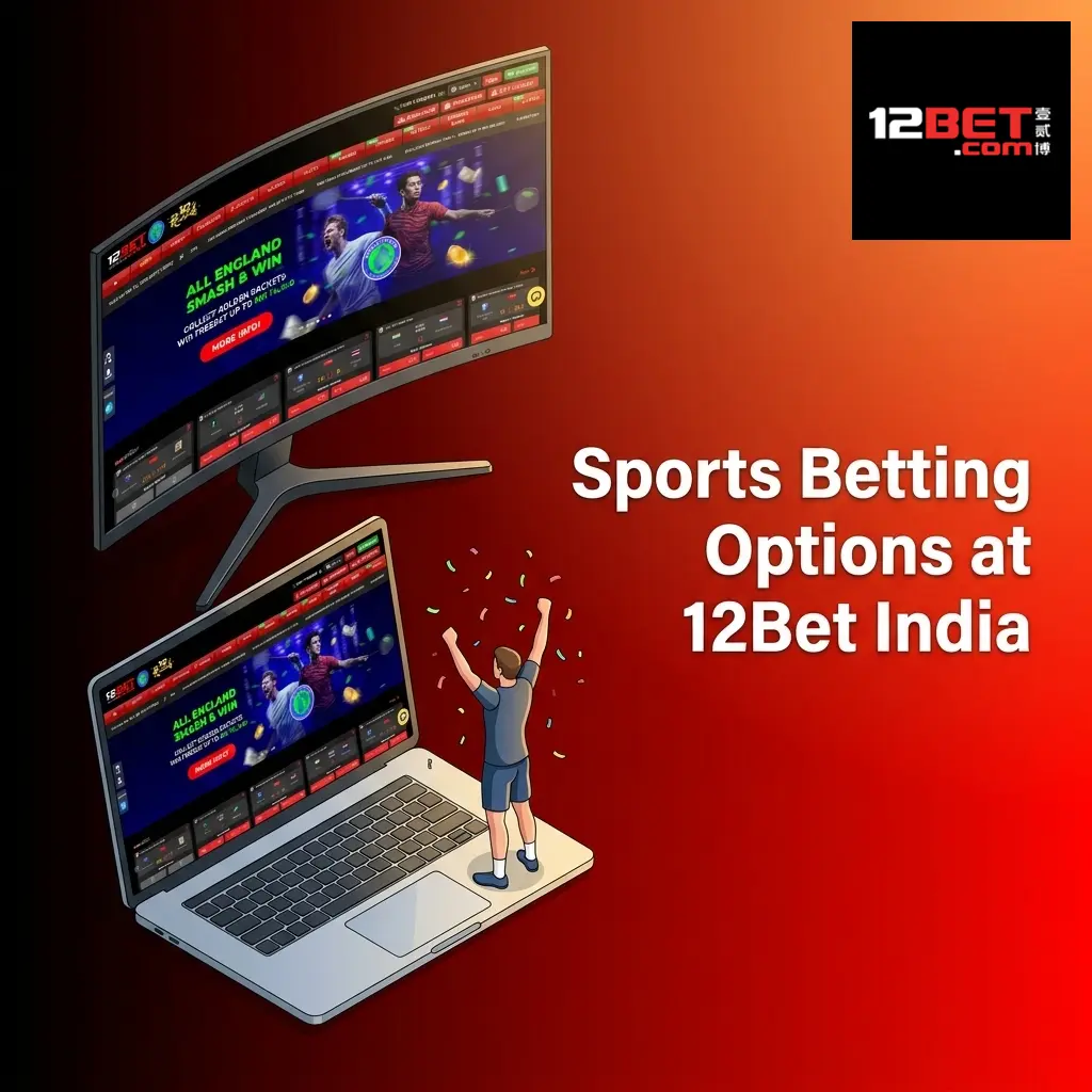 12Bet India sportsbook betting options covering cricket, football, tennis, basketball and esports markets