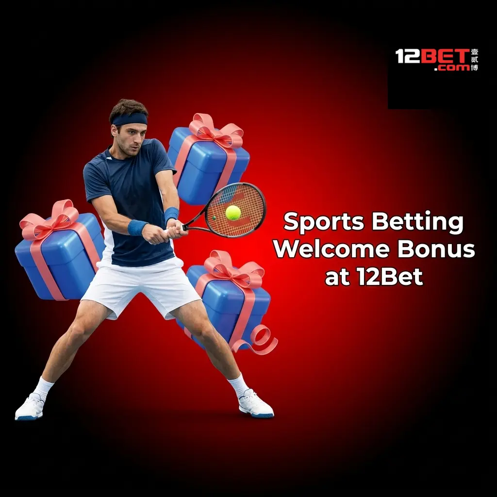 12Bet sports betting welcome bonus offering 88% match up to ₹8,000 INR for new users on tennis markets