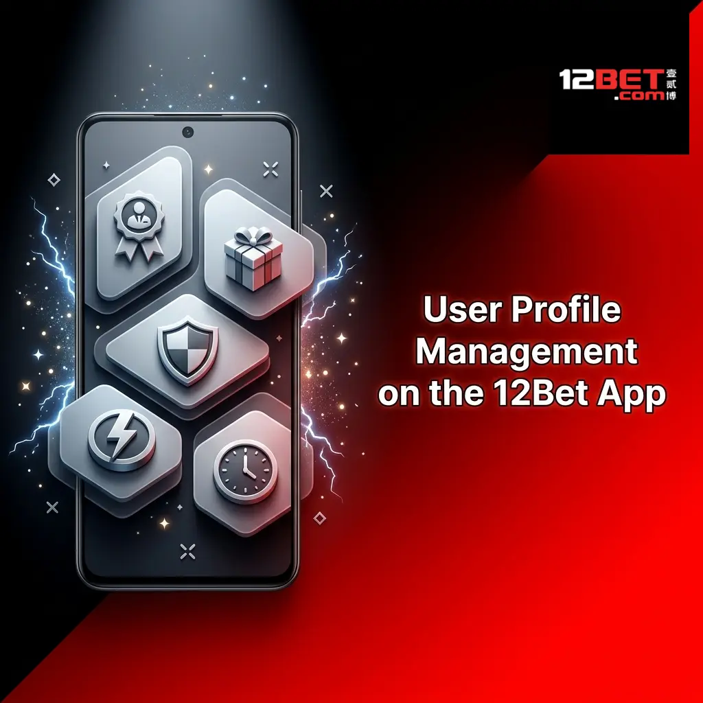 12Bet app user profile dashboard showing balance, transaction history, KYC verification, and account security settings
