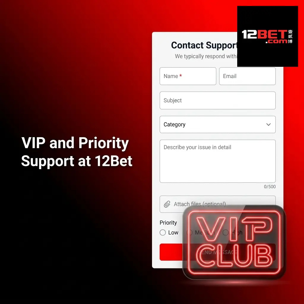 12Bet VIP and priority support service with dedicated account manager access for high-value players