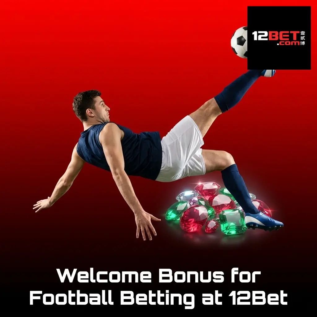 12Bet welcome bonus offering 88% deposit match up to INR 8,000 for new players on football betting markets